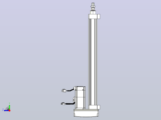 轻载电动缸TPA-ESR40-1210C-L400-MR-LB-W-P40-C3右视缩略图