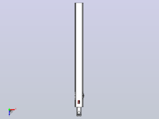 日规模组半封闭丝杆TPA-HNR-110D-1610C-L1100-M-C-P40-N3俯视缩略图