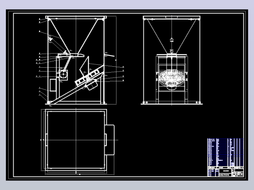 鱼饲料自动投喂机的结构设计 CAD+说明书