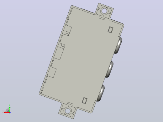 JD-5E电动机保护器三维模型202012后视缩略图