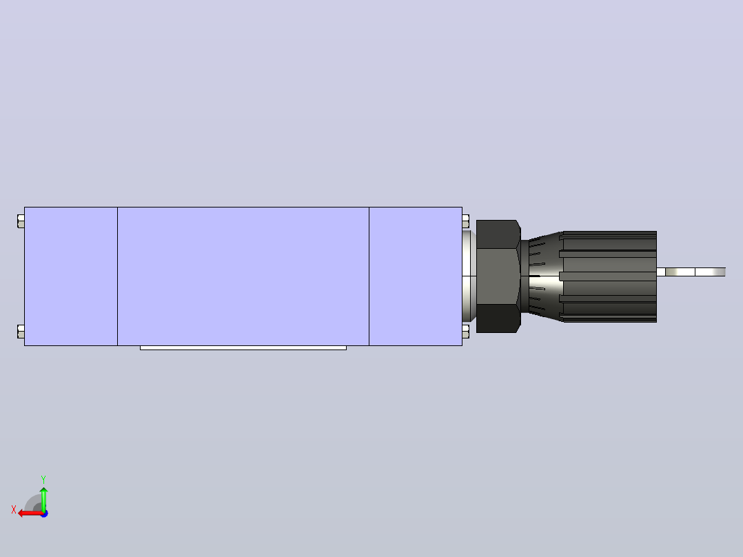 叠加型双单向节流阀[Z2FS-10-A-30B╱S-V]后视图