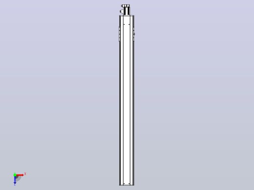 日规模组半封闭丝杆TPA-HNR-220D-3210C-L2100-M-Y-P1K-N3俯视缩略图