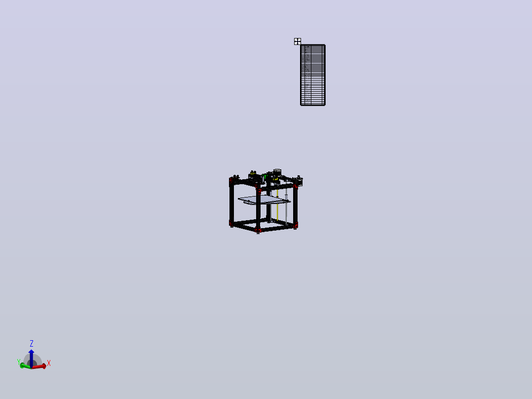 corexy-v2-3d打印机主视图