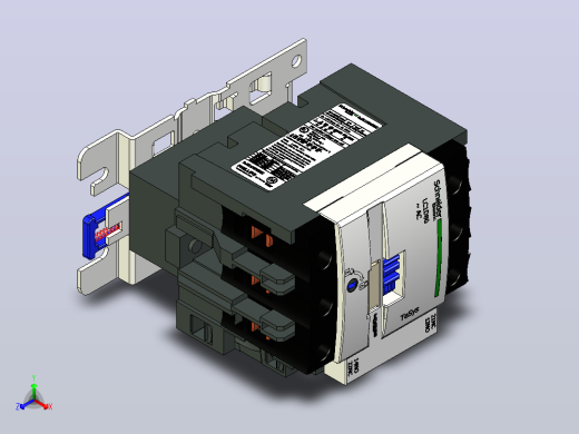 施耐德LC1D80交流接触器(TA-TC1D8011) CJ Lindeque正等轴测缩略图