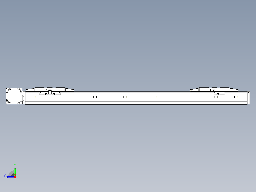 皮带直线轴双滑块型TPA-GCBS-150-P80-L275-DL-M75-N3右视图