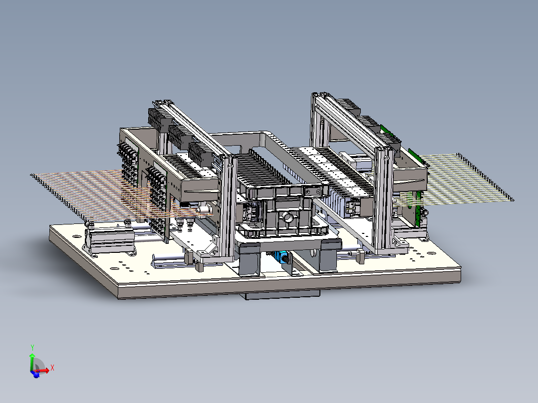 电池软包夹具 极耳分容夹具sw20可编辑
