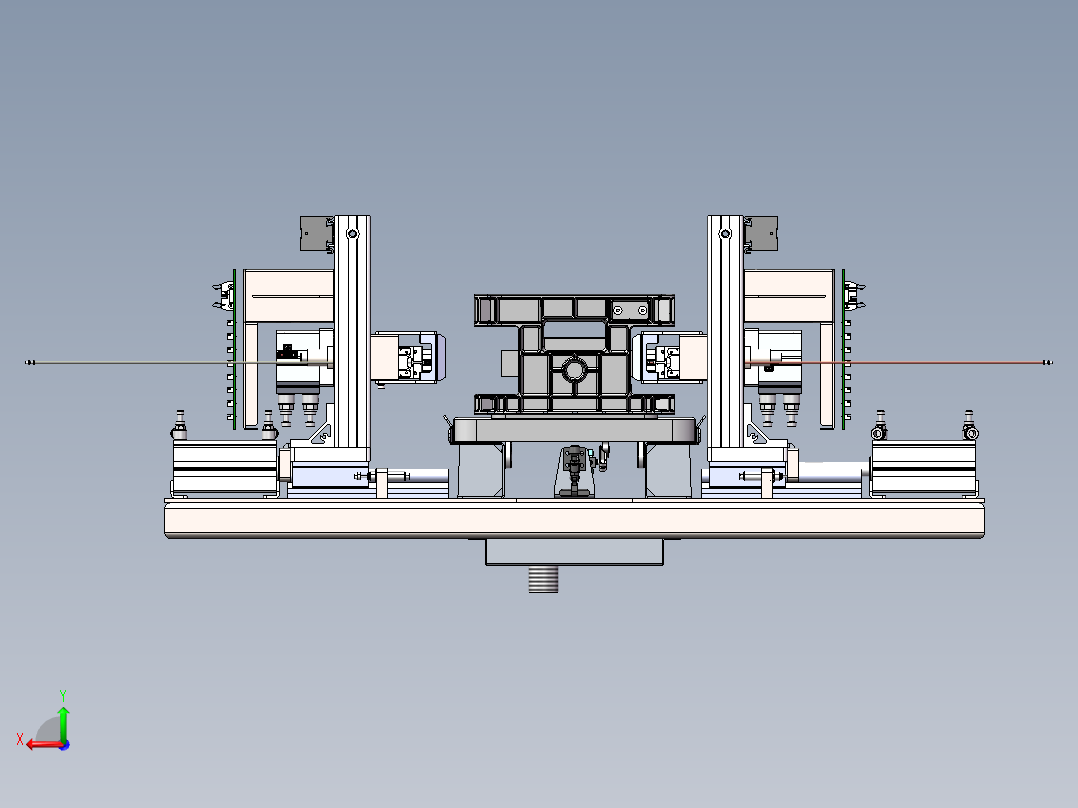 电池软包夹具 极耳分容夹具sw20可编辑后视图