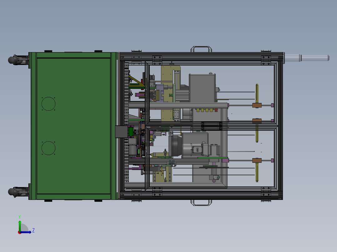 折弯激光焊接设备sw17左视图