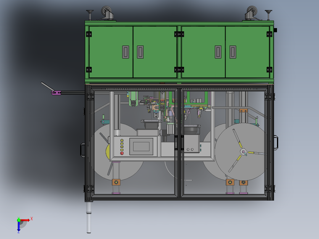 折弯激光焊接设备sw17俯视图
