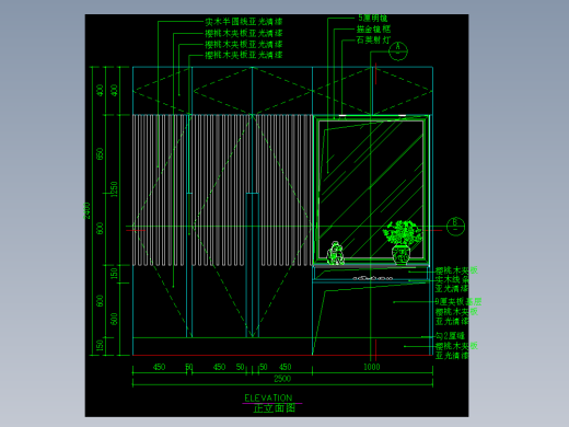 家装类CAD图块(五)-FH01097D