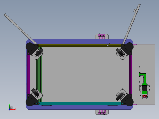 测铜片阻值分类机（sw19可编辑+工程图）前视缩略图