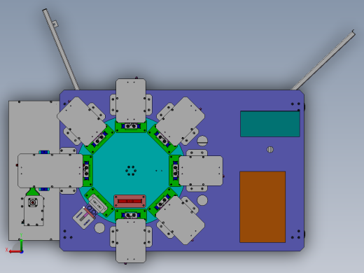 测铜片阻值分类机（sw19可编辑+工程图）后视缩略图