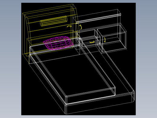 室内家具及植物三维模型二-CA028