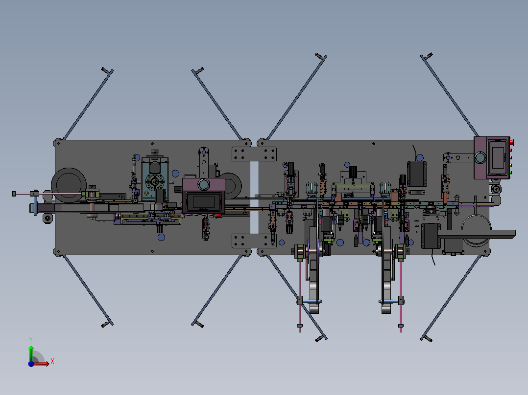 FPC-6PIN后锁式全自动机（自动装COVER焊片CCD检测）