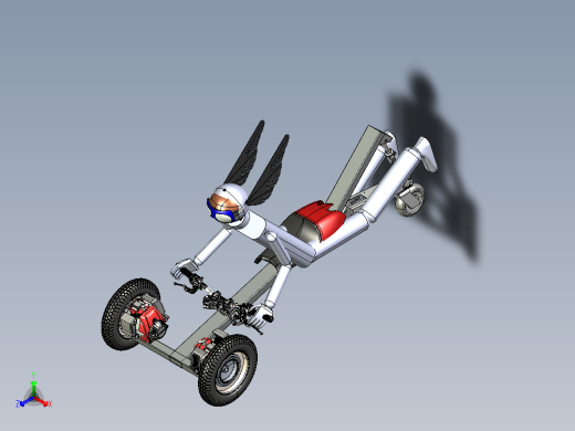 概念趴式三轮卡丁车