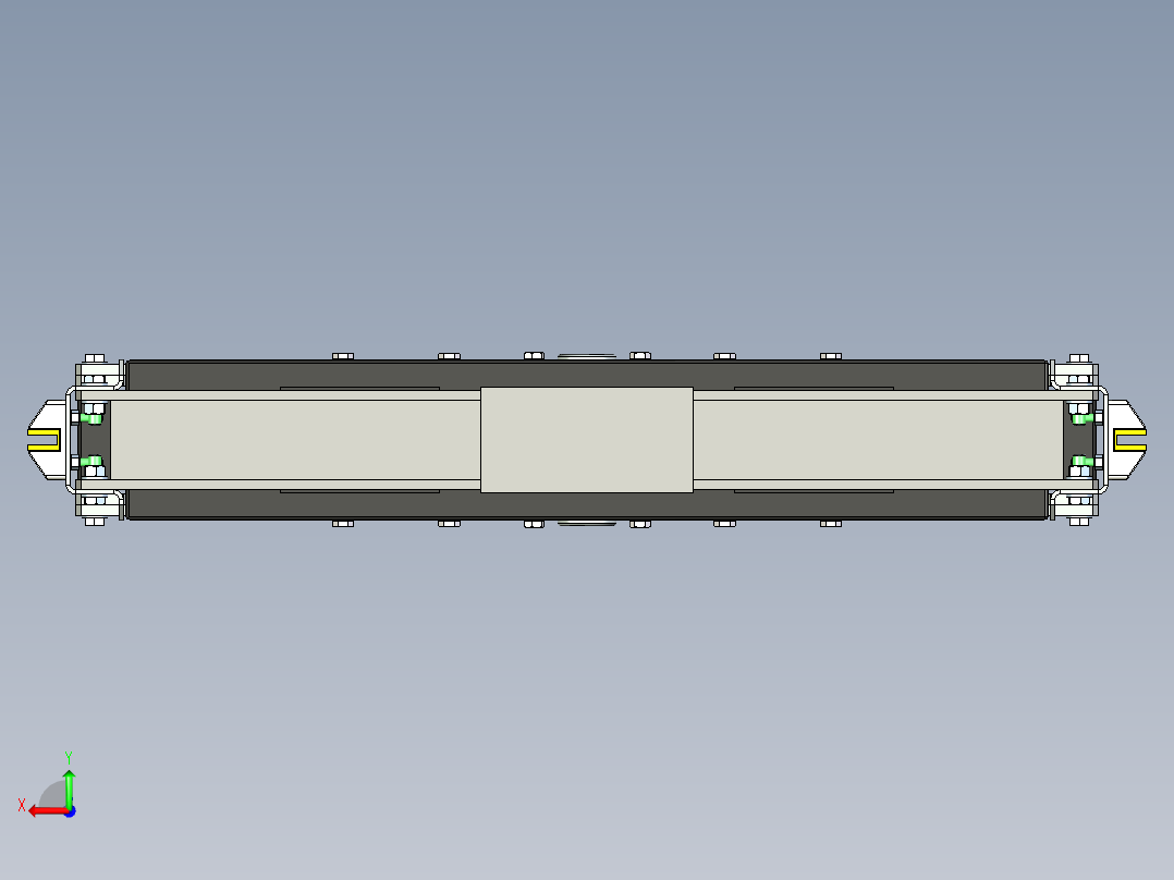 UG 平衡电梯后视图