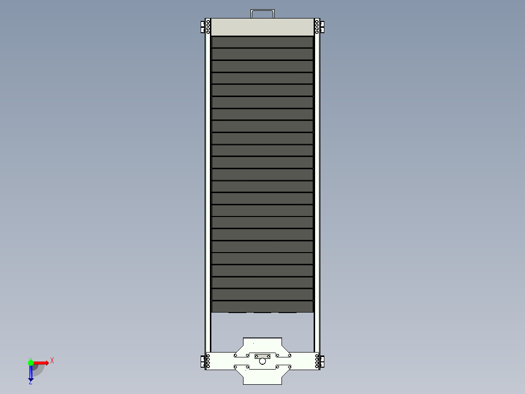 UG 平衡电梯俯视图