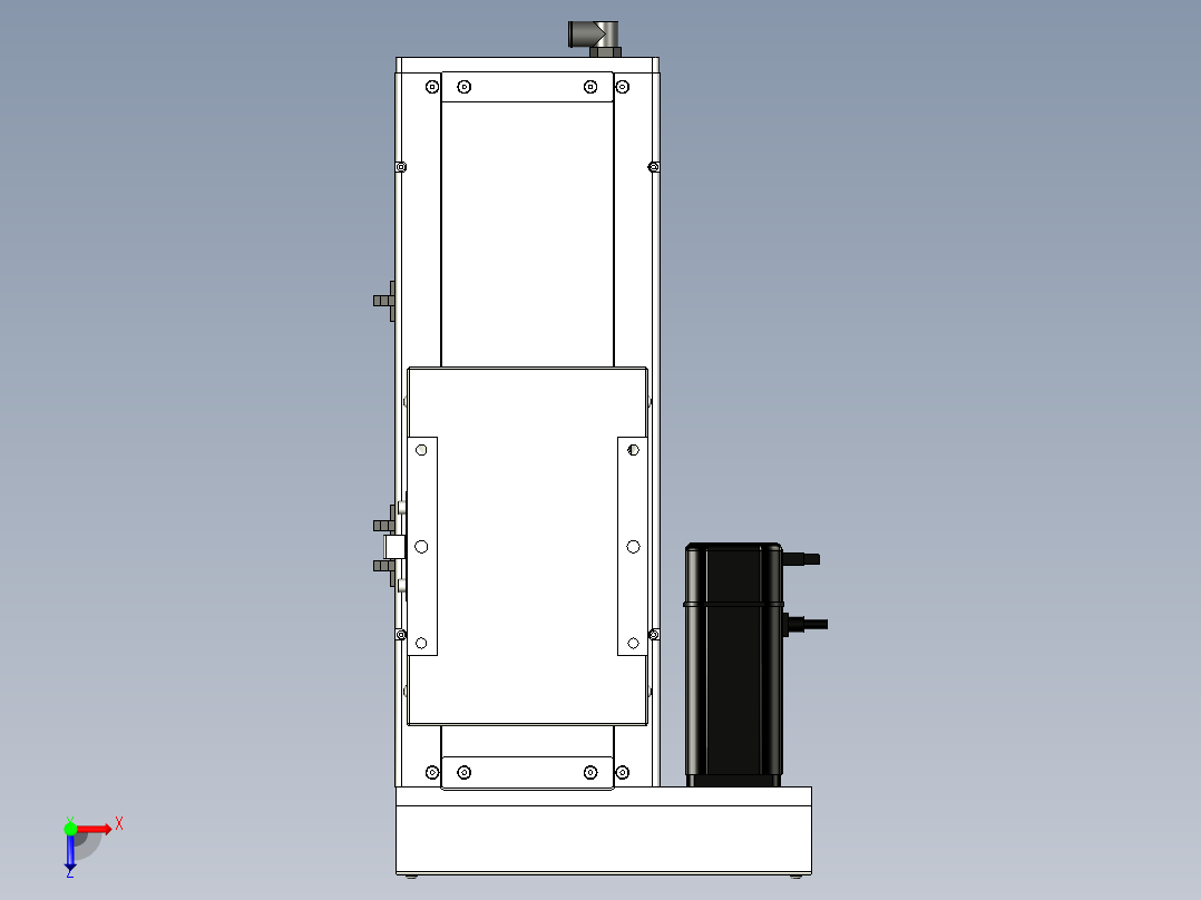 Toyo东佑达直线模组-ECH17-150-BL-400W+煞車俯视图