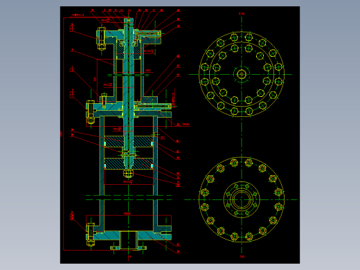 双活塞液压浆体泵液力缸设计