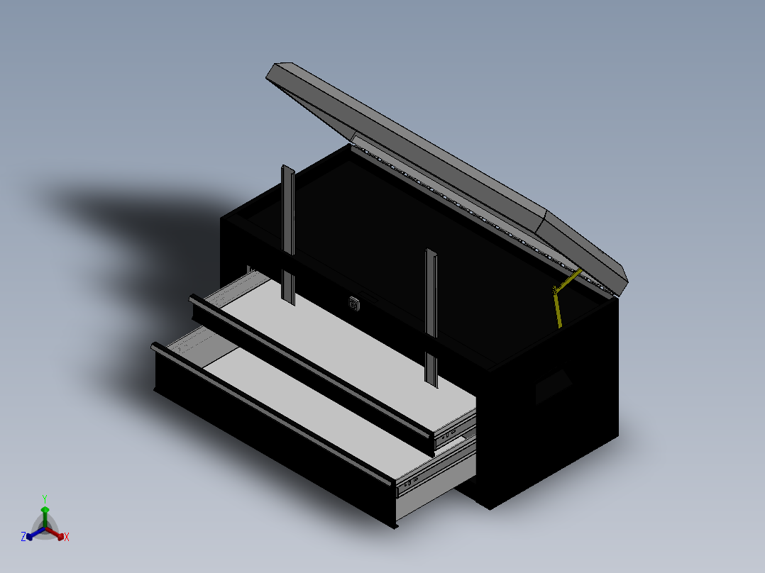 工具箱正等轴测图