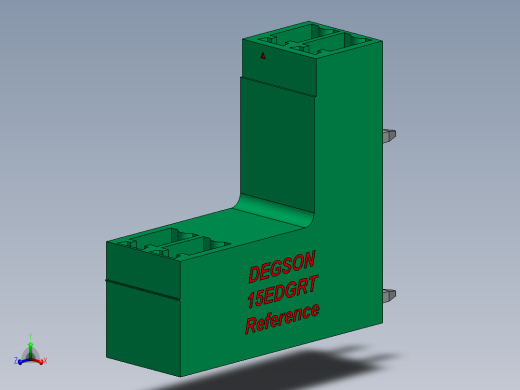 DEGSON 15EDG 系列 3.5mm 插拔式接线端子 FullPack-15EDGRT-3.5-xxP-14-00AH