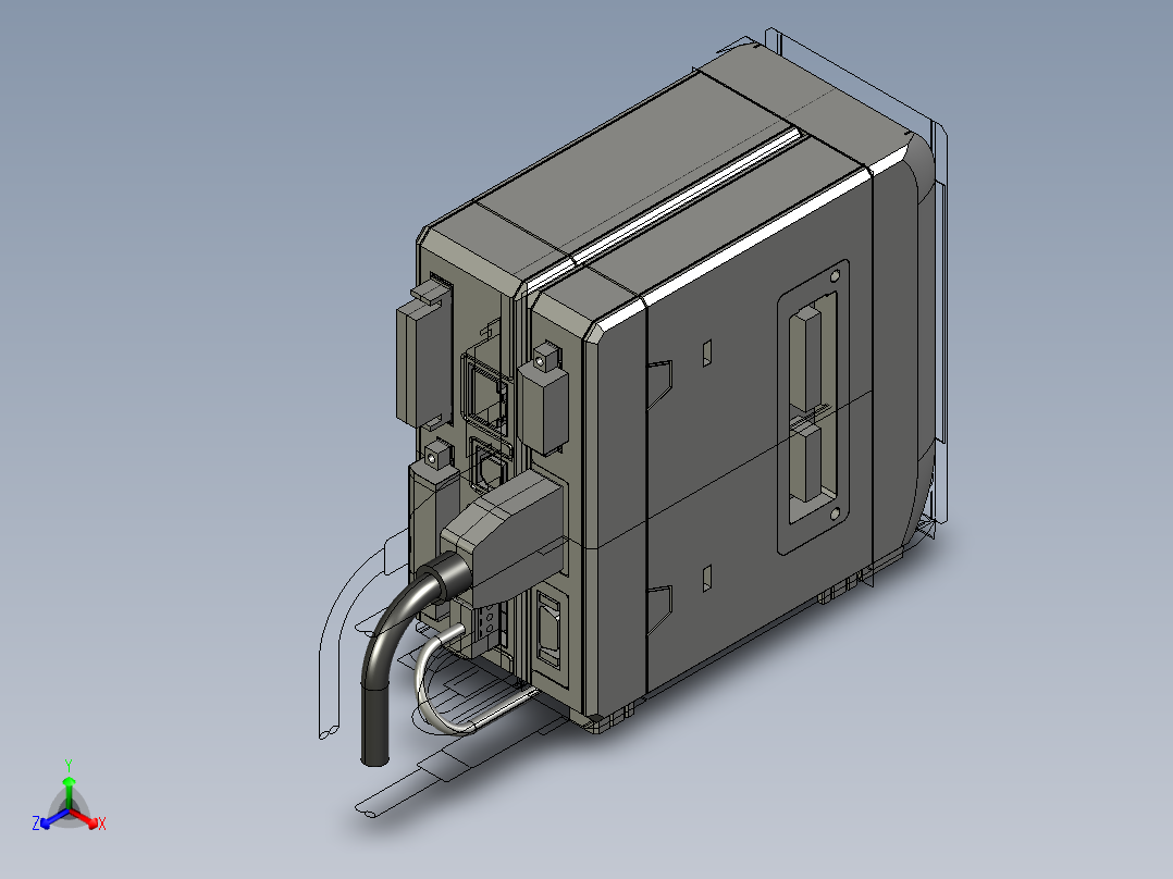 基恩士LK-G5001V_kc图纸模型主视图