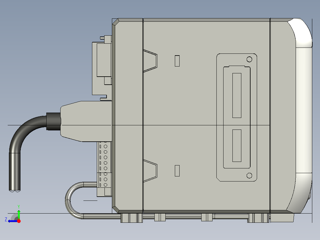 基恩士LK-G5001V_kc图纸模型右视图