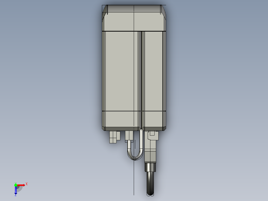 基恩士LK-G5001V_kc图纸模型俯视图