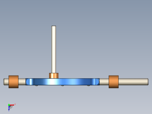偏心往复直线运动机构俯视缩略图