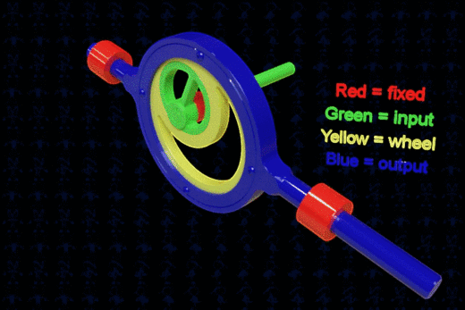 偏心往复直线运动机构缩略图