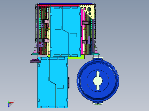 自主识别塑料箱水桶搬运堆高车俯视缩略图