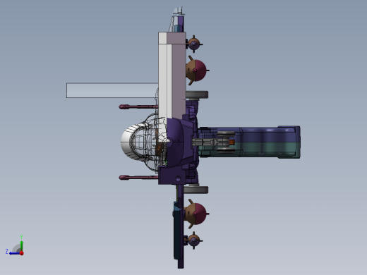 玩具飞机 3D模型右视缩略图