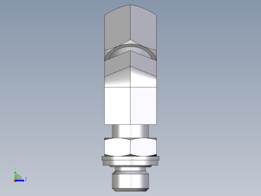 卡套式工业通用硬管接头EO_Adjustable_locknut_45_deg_elbow_VEE06ZLMCF左视缩略图