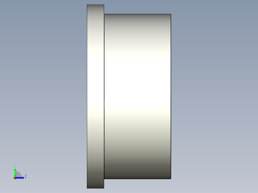 14QRC 根据DIN 8063 PN 10 16与溶剂焊接插座与锯齿面短，使用平垫片（垫片尺寸，看到QHv）左视缩略图