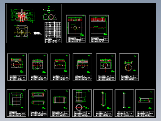 灯罩冲压成形工艺及模具设计（落料冲孔拉深复合模、翻边模2套模具）【全套28张CAD图】