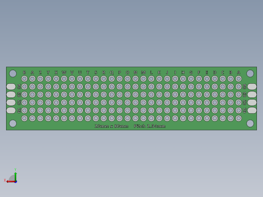 电容器 二极管 电阻器-20mm x 80mm Proto PCB后视缩略图