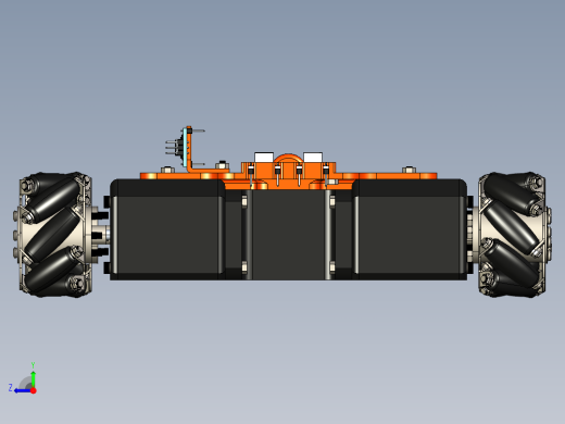 小型无人小车带麦克纳姆轮右视缩略图