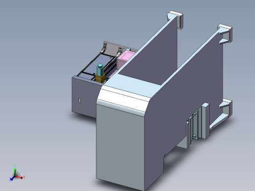 自动冲压上下料机 非标自动化设备3D图纸3D模型