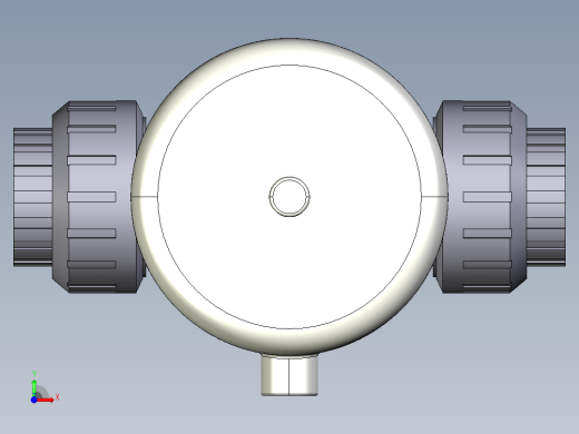9DKPUFVCP DA 气动隔膜阀双作用BSP螺纹女性联盟结束，PVC-U系列前视缩略图