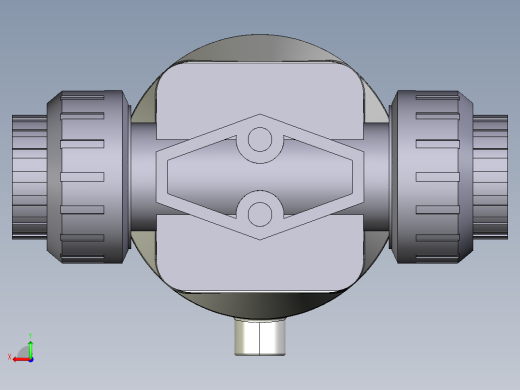 9DKPUFVCP DA 气动隔膜阀双作用BSP螺纹女性联盟结束，PVC-U系列后视缩略图