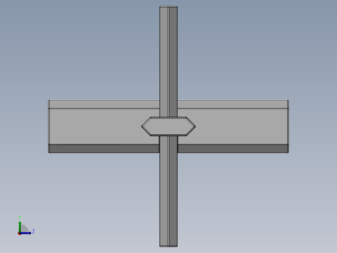 木制接头4左视图