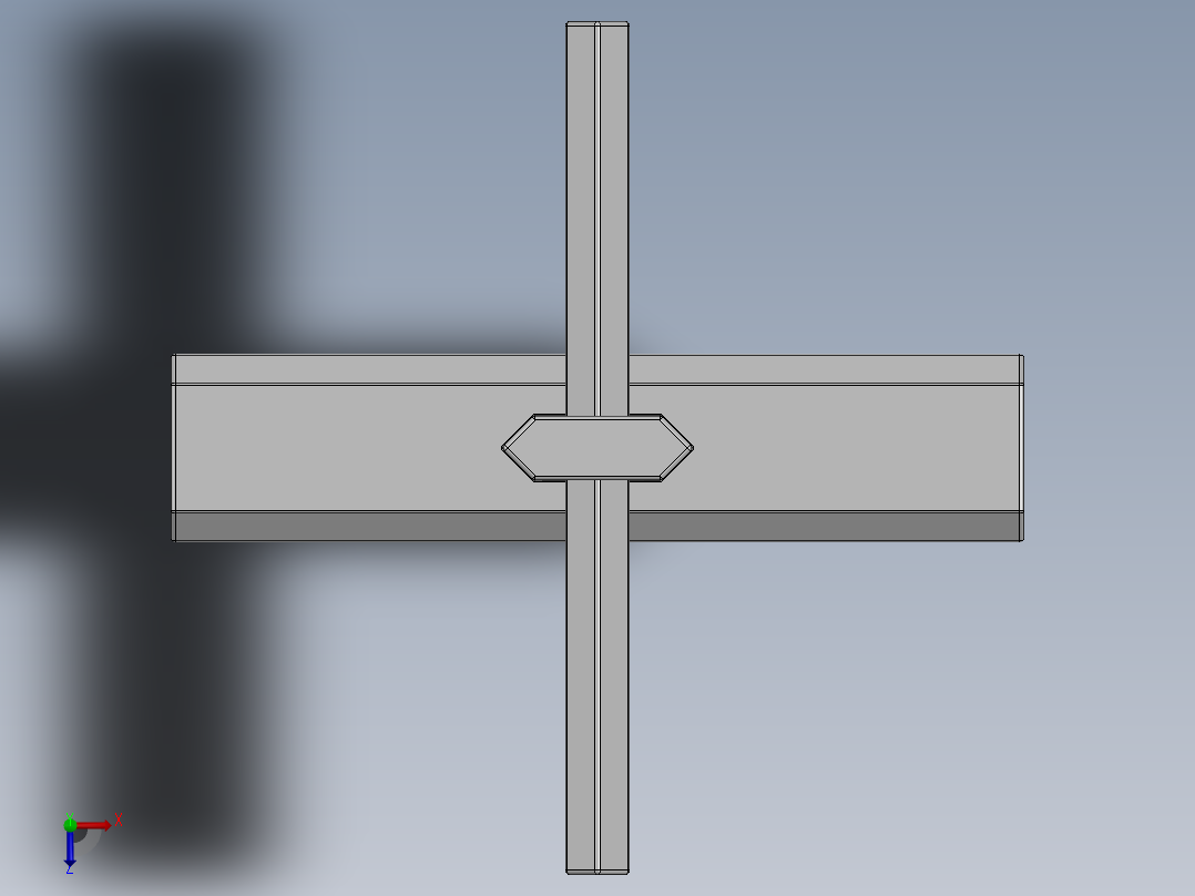 木制接头4俯视图