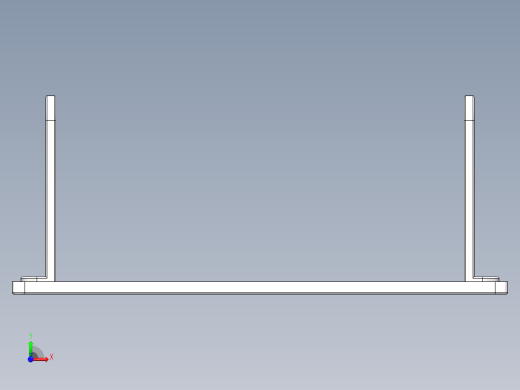 桌子模型前视缩略图