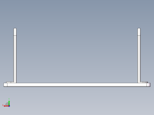 桌子模型后视缩略图