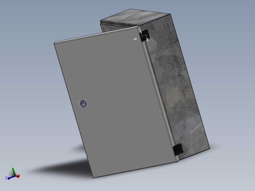 电器柜 电控柜 (77) 机械设计素材主视图