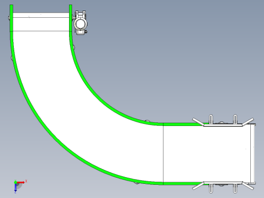 90°圆形带式输送机90-round-plastic-modular-belt-conveyor-IGS俯视缩略图