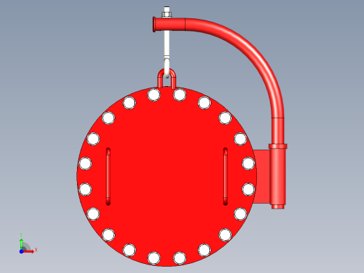 20“ 吊艇架人孔前视缩略图