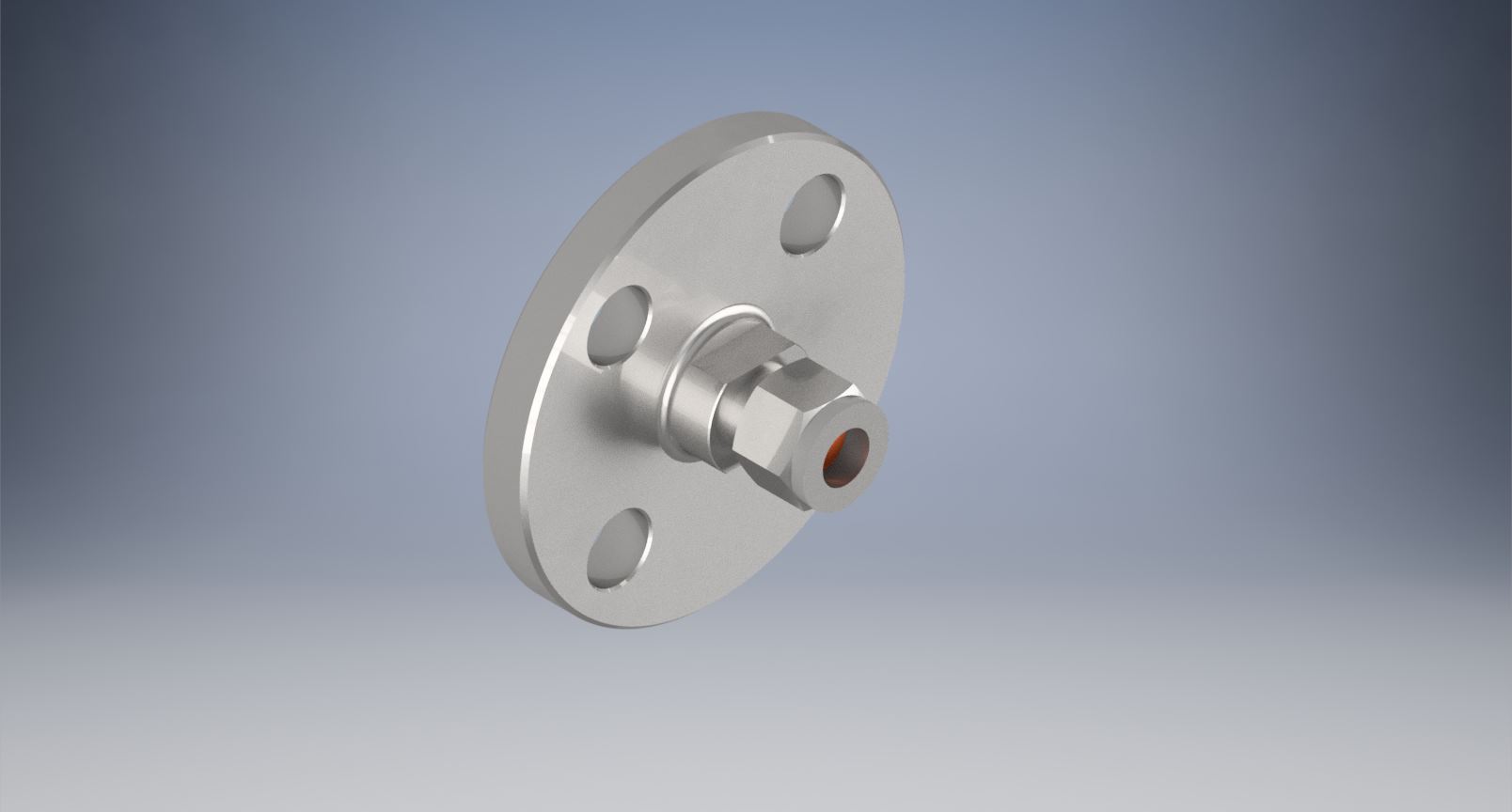 不锈钢ANSI法兰适配器，12 mm世伟洛克管接头，NPS 3-4英寸