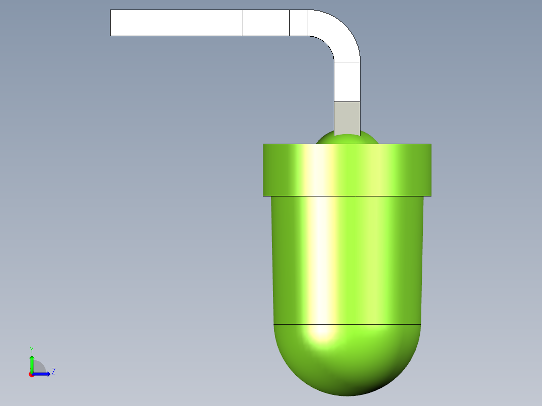 光电元件封装-L-934GD-RA左视图