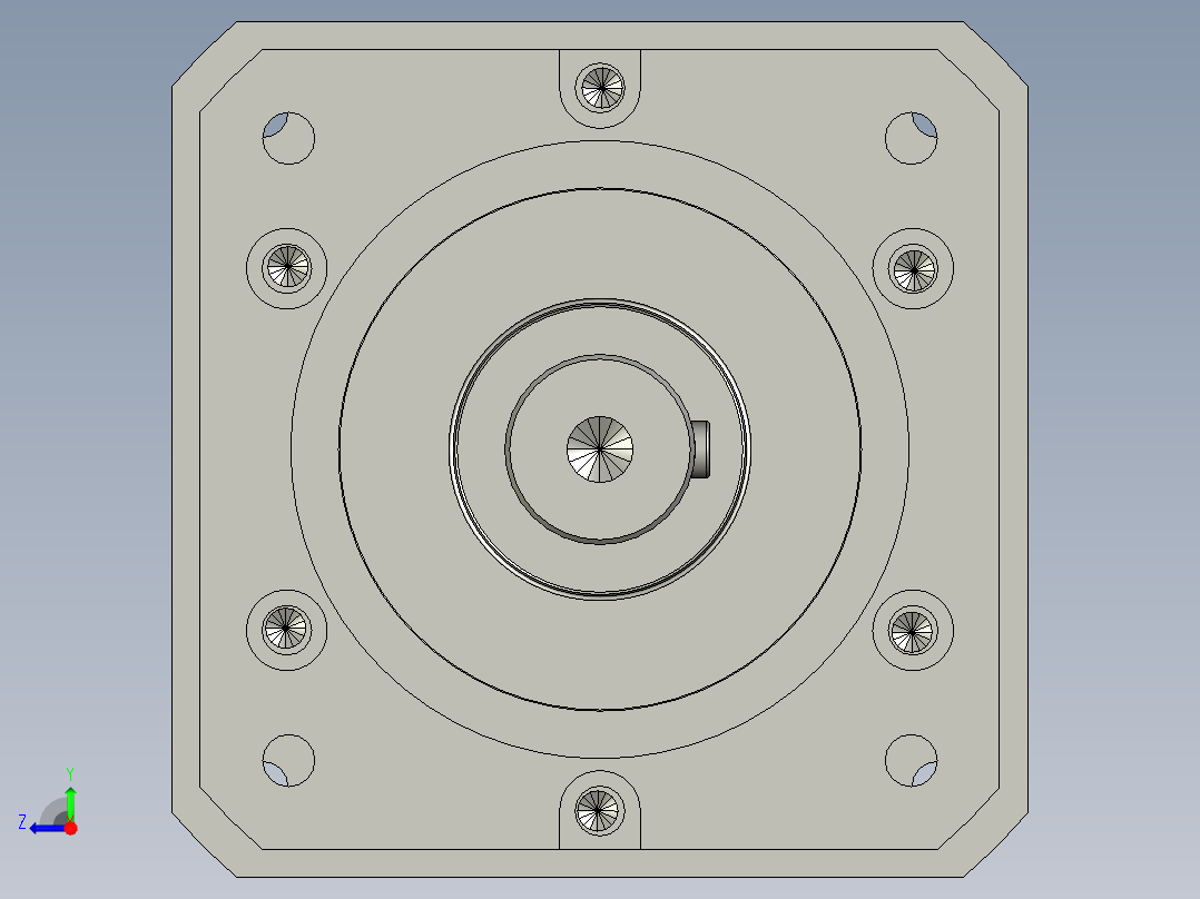 直齿PLF160-L2-LC 35-114.3-200-M12.stp右视图